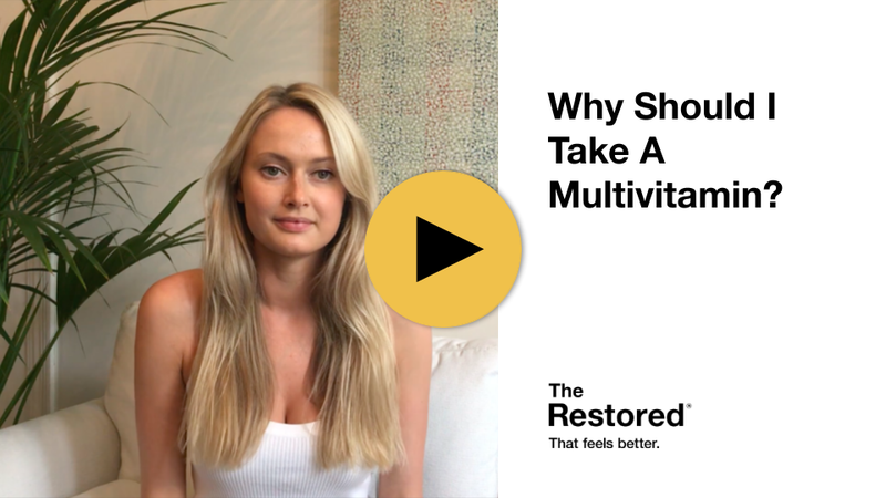 Play Video - The Restored’s Resident Nutritional Expert, Alex, Explains The Benefits Of Taking A Complete Multivitamin